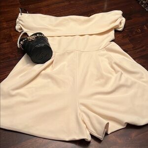Cream Romper